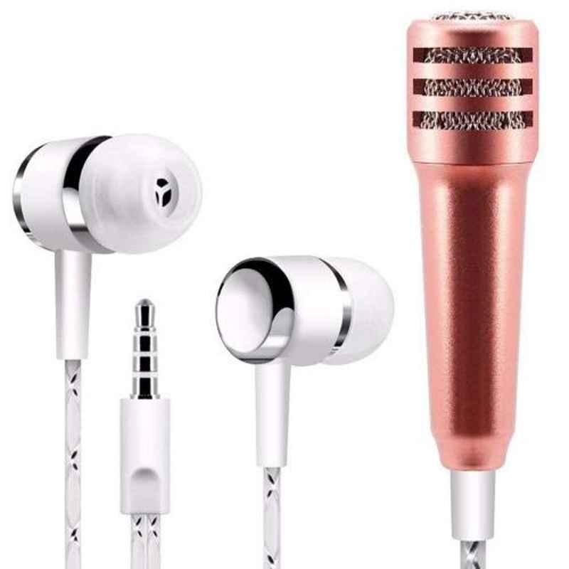 Buy Viva City White Pink Hands Free With Mic Online At Price 320