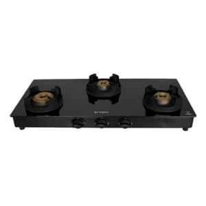 Faber Hob Onyx 3 Burners Manual Toughened Glass Top Cooktop, 106.0522.097