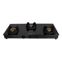 Faber Hob Onyx 3 Burners Manual Toughened Glass Top Cooktop, 106.0522.097
