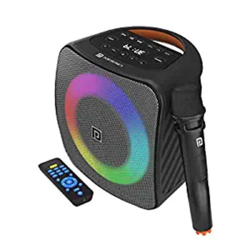 Portronics Dash 40W Grey TWS Portable Speaker with Wireless Karaoke Mic, POR-1360