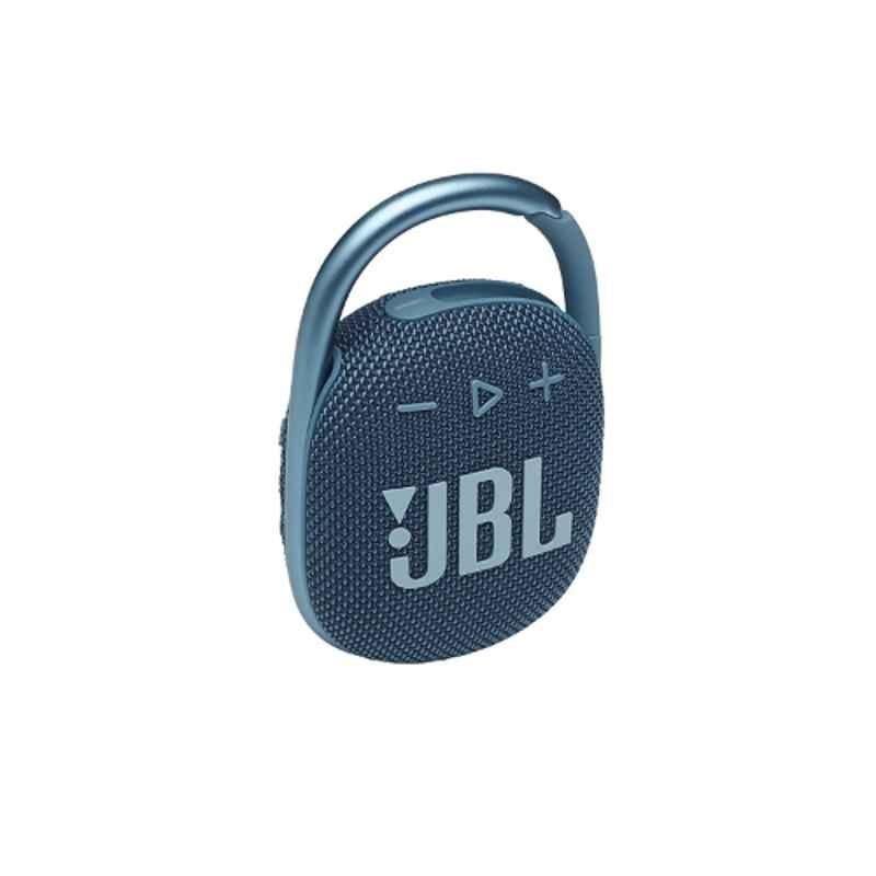 JBL Clip 4 Ultra-Portable Blue Bluetooth Speaker without Mic