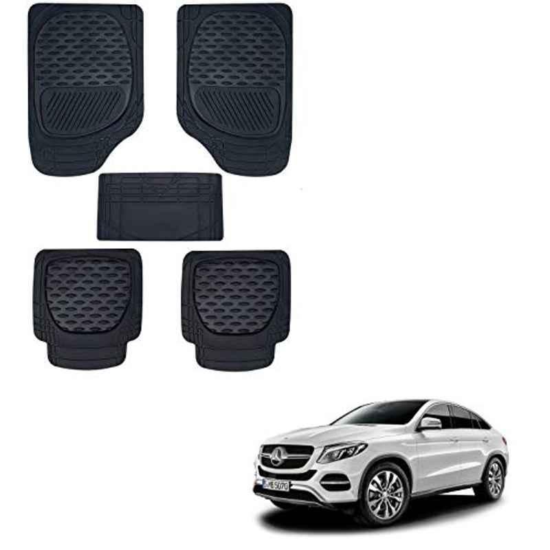 Kozdiko 6255 5 Pcs Rubber & PVC Black Heavy Car Foot Mat Set for Mercedes Benz GlE-Couple