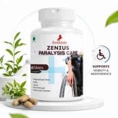 Zenius India 60 Pcs Paralysis Care Tablet with Amla, Pipal, Kali Mirch, Ashwagandha & Abhrak Bhasam for Supports Neurological Wellness & Supports Muscle Strength