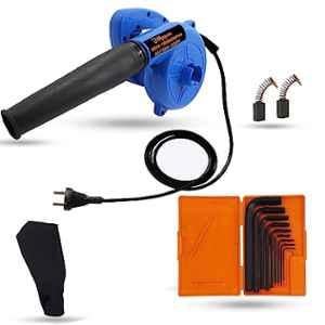 Hillgrove 800W Plastic Blue Electric Air Blower with Carbon Brushes & 9 Pcs Allen Key Set, HGCM1024