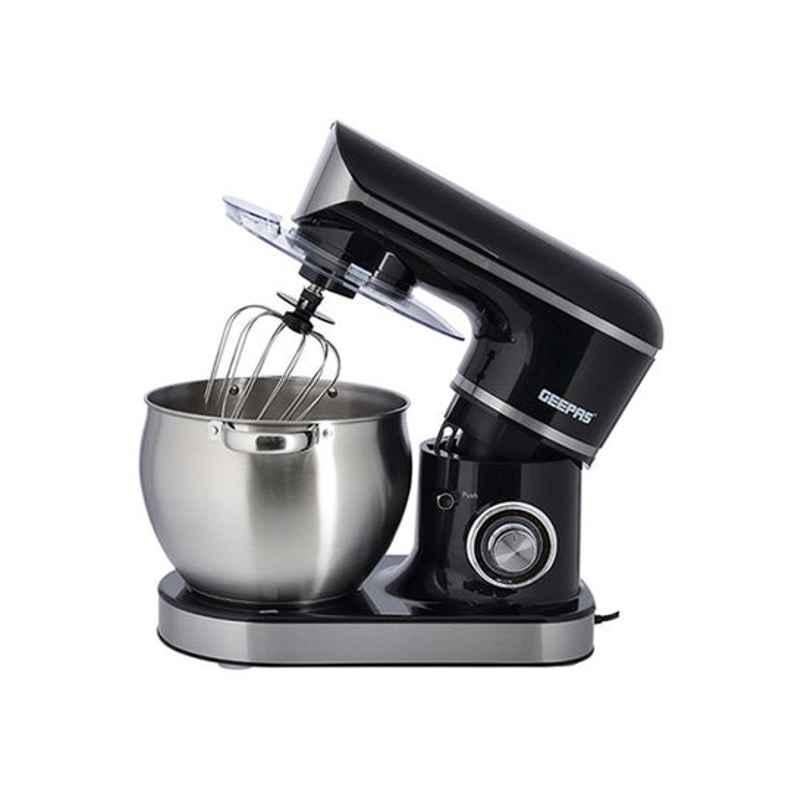Geepas 8.5L 1500W Plastic Black Stand Mixer with Mixing Bowl, GSM43040