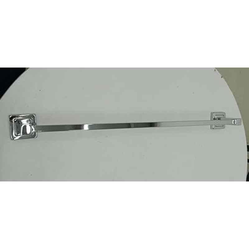 Plantex Towel Rod for Bathroom/304 Grade Stainless Steel Towel Bar/24 inch Towel Hanger/Towel Holder/Bathroom Accessories 2101, Chrome