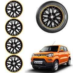 Buy Auto Pearl 4 Pcs 14 inch ABS Black Red Car Wheel Cover Set for Maruti Suzuki S Presso Online At Price 1325