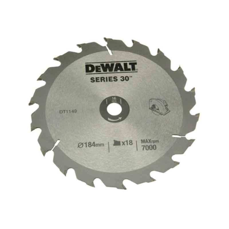 Dewalt Series-30 184x16mm 18 Teeth Circular Saw Blade, DT1149-QZ