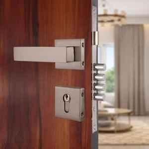VIN KRAFT 60mm Stainless Steel Satin Mortise Door Lock Handle Set with 3 Keys, ML103-ROSE-OSK