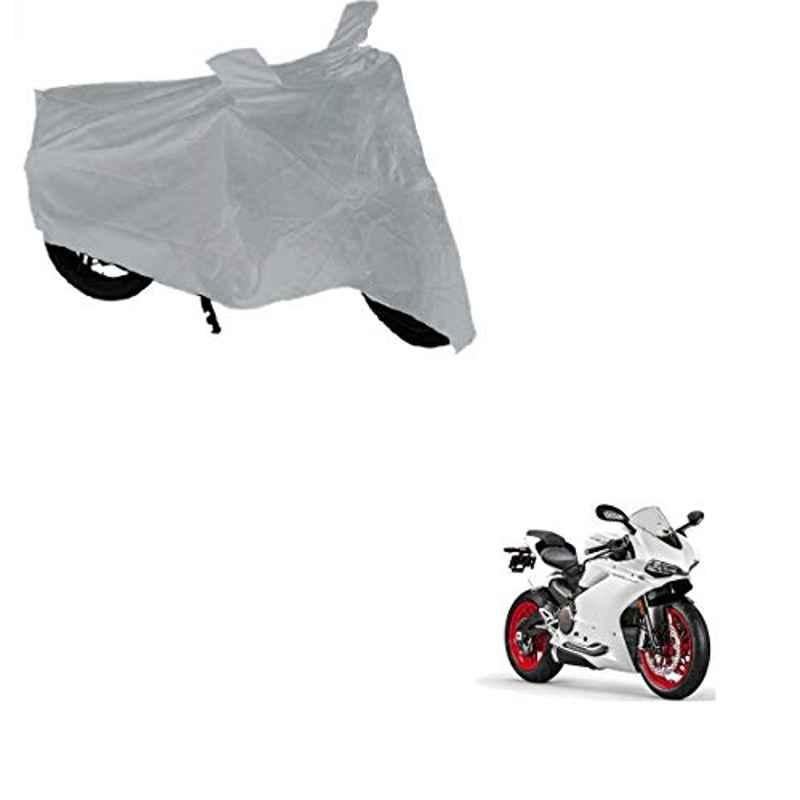 Kozdiko Silver Bike Body Cover with Mirror Pockets Forducati 959 Panigale, kozd_17463