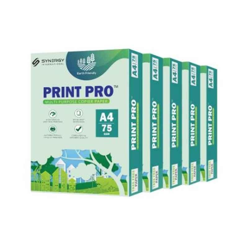 Print Pro 75GSM A4 Copier Paper (Pack of 5)