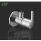 ZAP Prime Brass Chrome Finish Angle Cock Valve for Bathroom & Kitchen with Wall Flange (Pack of 2)