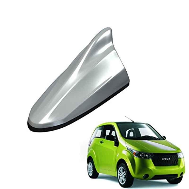 Kozdiko Silver Shark Fin Signal Receiver Antenna for Mahindra Reva
