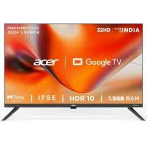 Acer J Series 32 inch 1366x768p Black HD Ready LED Smart Google TV, AR32HDJGR2841AD