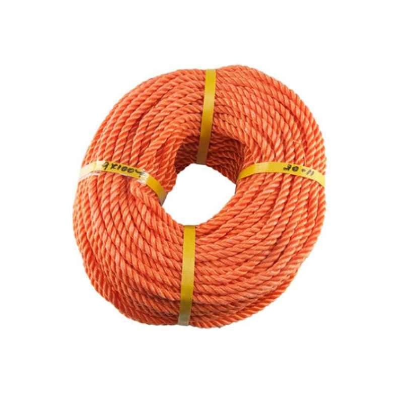 Mkats 9mm Orange Multi-Purpose Nylon Rope, 277092