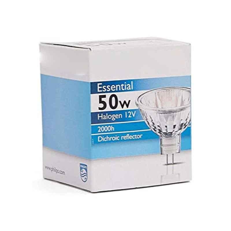 Philips 50W White Halogen Light Bulb