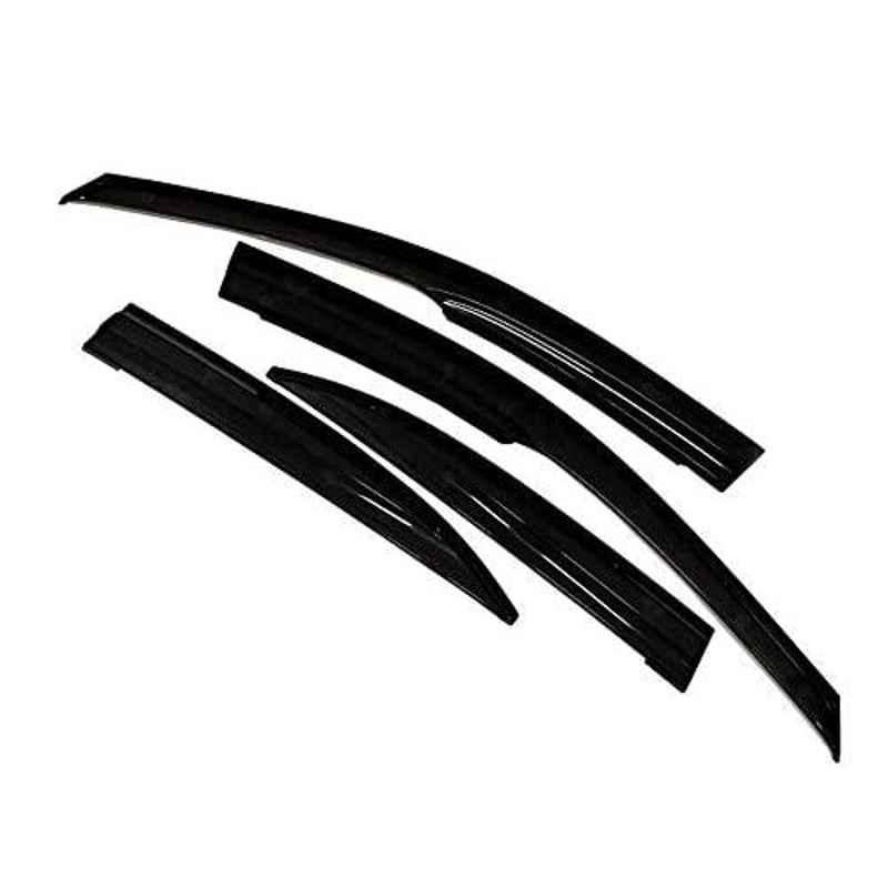 Auto Pearl 4 Pcs Black Car Rain & Wind Door Visor Side Window for Wagon R 2013