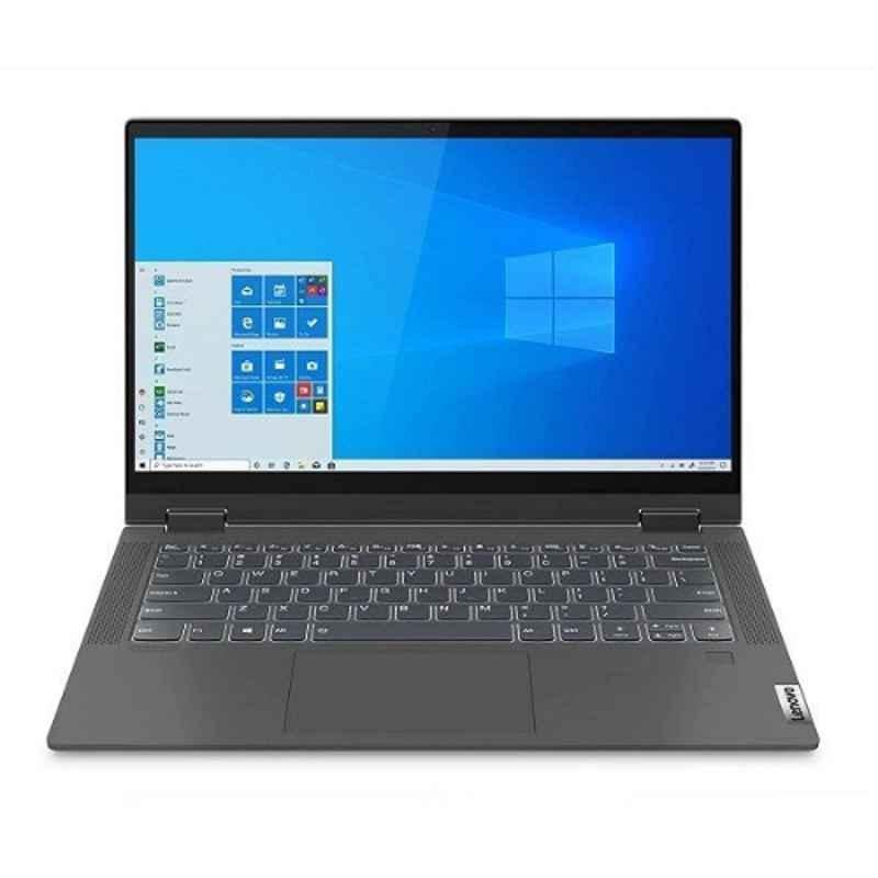 Lenovo Flex 5 Grey Laptop with 11th Gen Intel Core i5-1135G7/16GB/512GB SSD/Win 11 Home & 14 inch FHD IPS Display, 82HS00UDAX