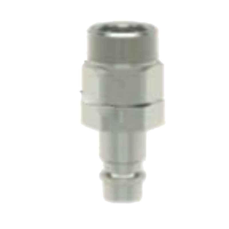 Ludecke ESI6510SQ 6.5x10mm Single Shut-off Squeeze Nut Quick Connect Coupling with Plug