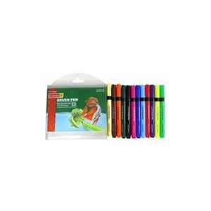 Camlin 12 Shade Brush Pen, 4019272 (Pack of 10)