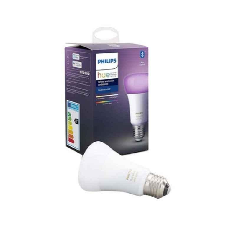 Philips 9W White & Colour Ambiance Bluetooth LED Smart Bulb, 929002216818