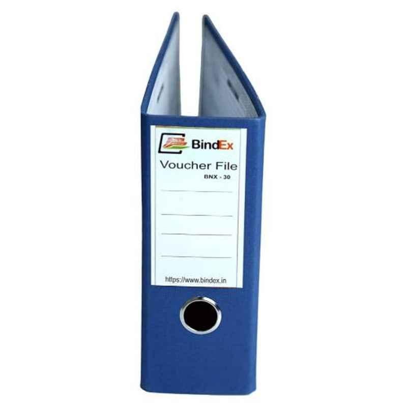 Bindex Blue Office Voucher File, BVFBPO2-Blue (Pack of 2)