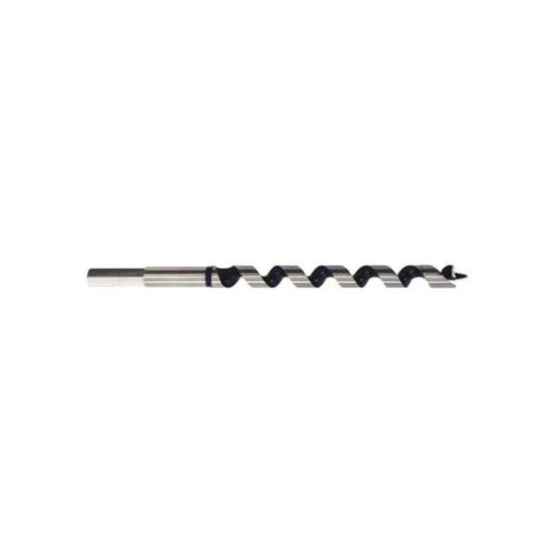 Metabo 8x460mm Stainless Steel Silver Professional Grade Wood Auger Drill Bit, 627137000