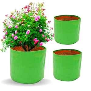 Only For Organic 20x20 inch 240GSM HDPE Green UV Protected Plant Grow Bag (Pack of 10)