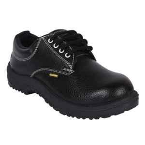 Prima PSF-21 Classic Steel Toe Black Work Safety Shoes, Size: 10