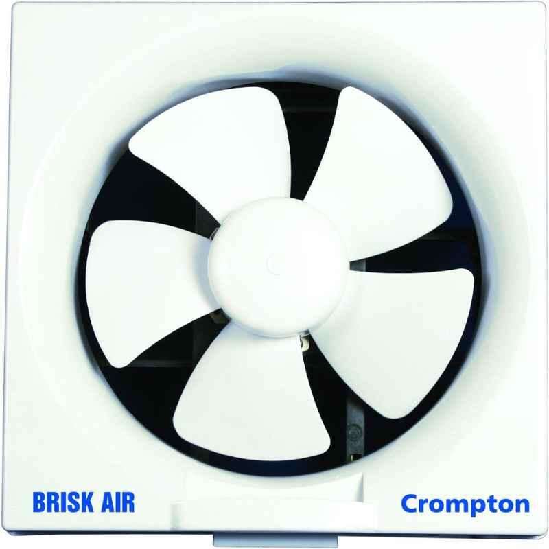Crompton Brisk Air 50W White Exhaust Fan, Sweep: 200 mm