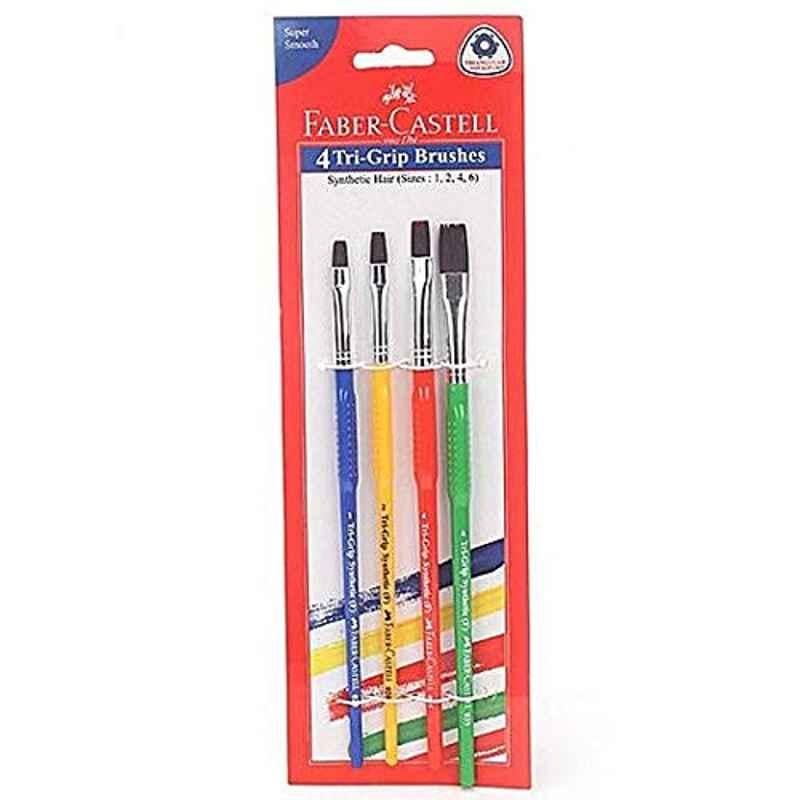 Faber-Castell Synthetic Tri Grip Flat Paint Brush Size: Large