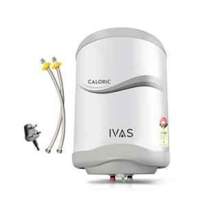IVAS Caloric 15 Litre 2000W Plastic 5 Star Storage Water Geyser with Titanium Glass Line Coated Tank & 2 Years Warranty, IVASCC15L/2KWSHEATER