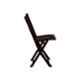 Angel Furniture 14x14x36 Inch Walnut Finish Sheesham Wood Folding Chair, AFC-012W