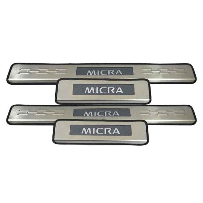 AutoPop 4 Pcs LED Footstep Sill Plate Set for Nissan Micra, FSLD_MICRA