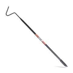 Efficacy 122cm 6.5mm Black Aluminium Hook for Waste Management