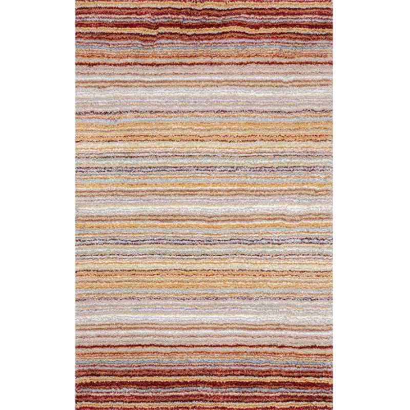 Carpetify 3x5ft Red Mixture Classie Ombre Pattern Shag Area Rug, 1111YU1B4KL