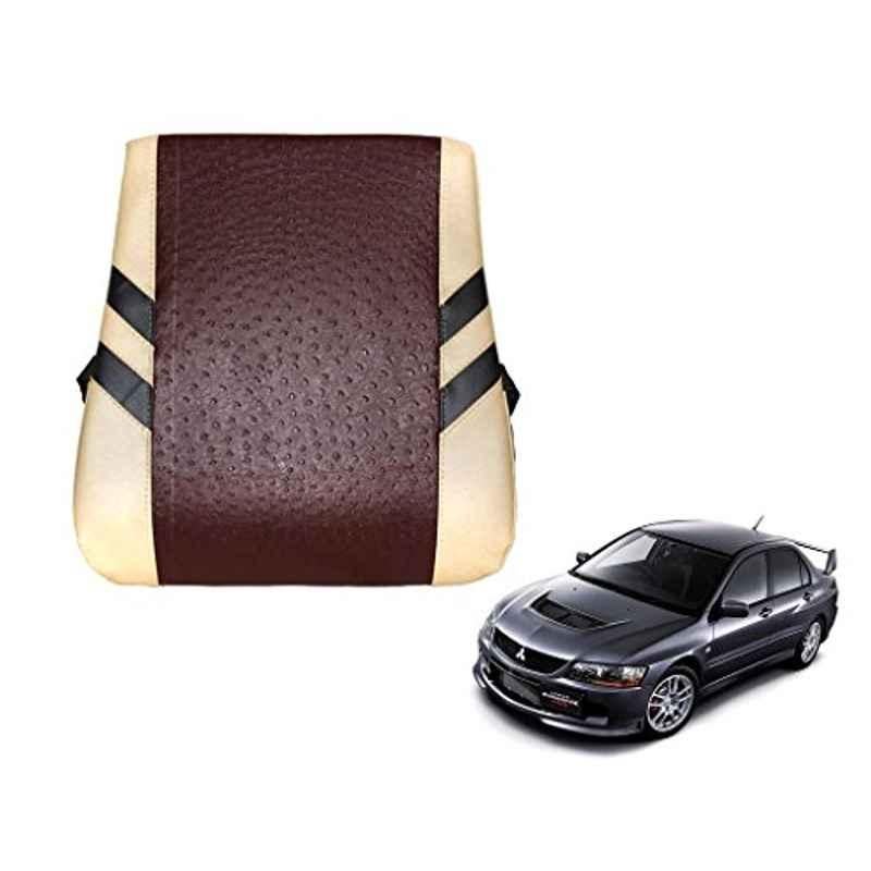 Kozdiko Brown & Beige Back Rest for Maruti Suzuki WagonR