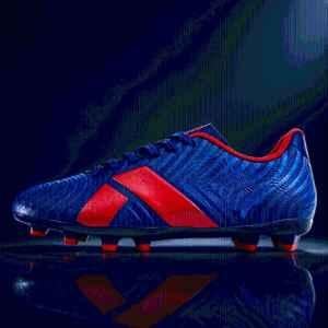 Nivia Safari 2.0 Blue & Red Football Shoes for Men, Size: 6