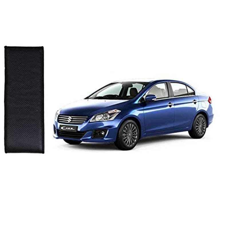 Kozdiko Faux Leather Black Stitchable Steering Wheel Cover for Maruti Suzuki Ciaz Facelift 2018-Present