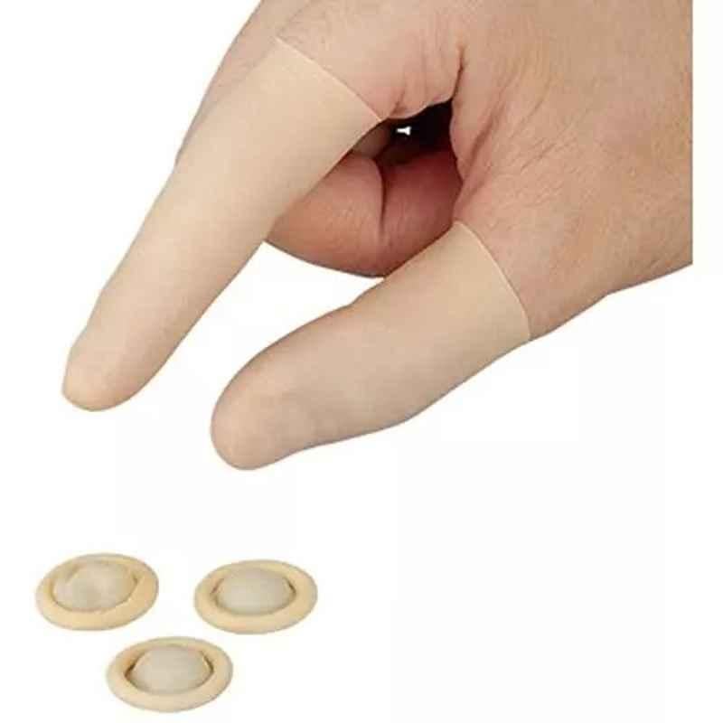 Lab Plus Clean KNOLL Disposable Rimless Finger Cots Yellow, LP-11709 (Pack of 1000)