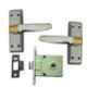 Atom Linus-Bl Iron Latch Stainless Steel Mortise Door Handle with Baby Latch Lock