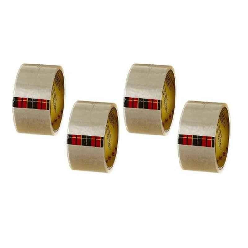 Scotch-Brite 48mm White Packing Tape, Length: 50 m, (Pack of 4)