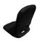 Sanushaa Eezysit Fabric & Mild Steel Black Foldable Meditation Yoga Chair, S-147