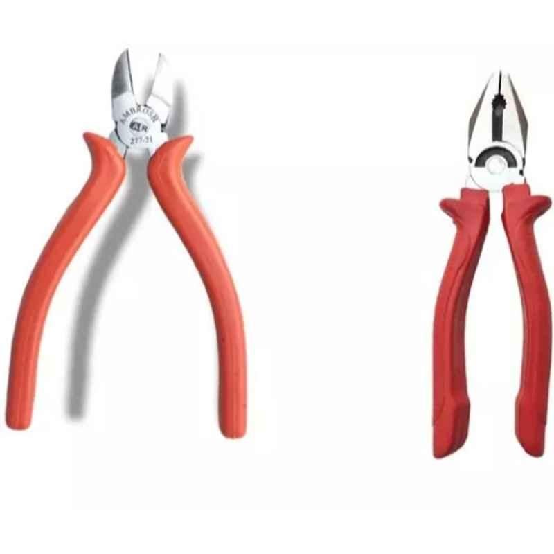 Sky Blue 2 Pcs 7.8 inch Lineman Plier Combo, SBE_PLIER_0292