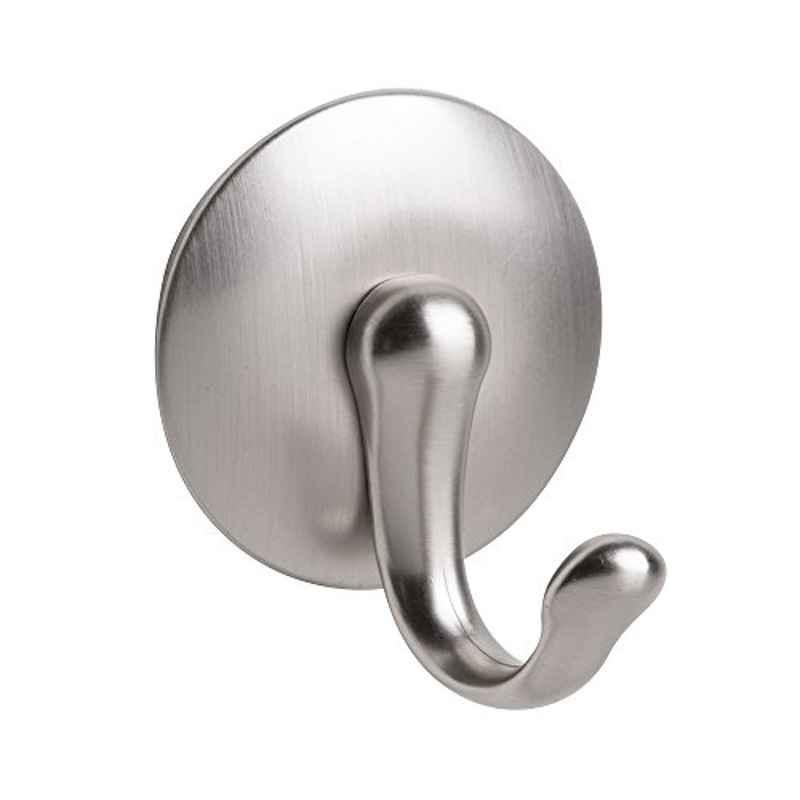 iDesign Affixx York 93480 Stainless Steel Brushed Hook, Size: Large