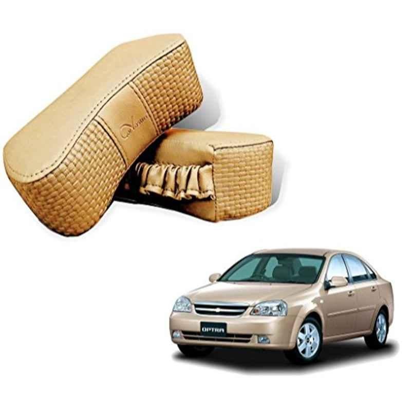 Kozdiko 2 Pcs Memory Foam Beige Neck Rest Cushion Pillow Set for Chevrolet Optra, Koz-5119