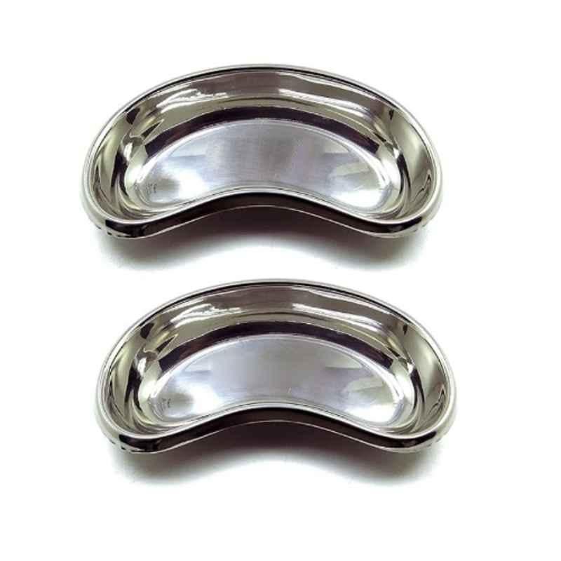 Forgesy 12 inch Stainless Steel Kidney Tray for Hospitals, Clinics, Surgical & Dental (Pack of 2)