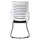 Regent Boom Net & Metal White Mesh Visitor Chair