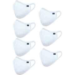 Wellstar 3 Layer Cotton Lycra Stretchable Reusable Face Mask, MASK2638 (Pack of 7)