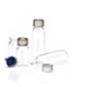 Borosil 100 Pcs 10ml Clear Headspace Vial with 20mm Cap, VC10R120ASC041 (Pack of 10)